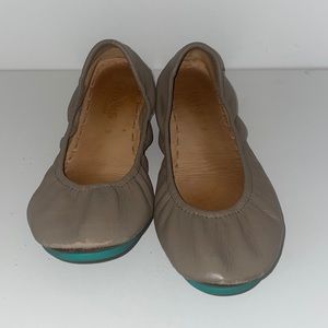 Tieks nude flats
